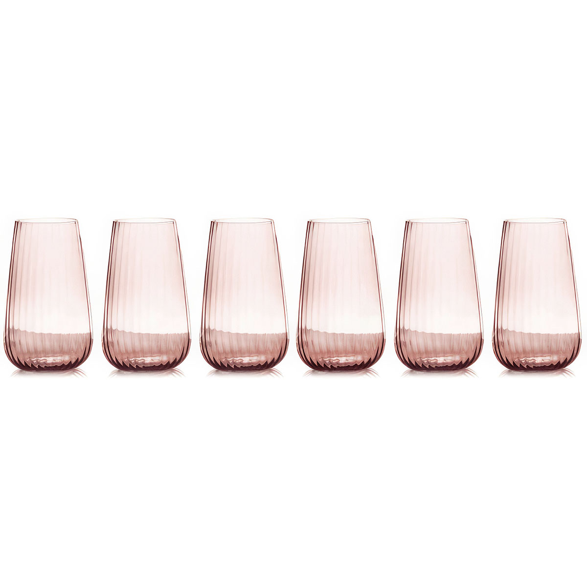 Набор стаканов для воды Le Stelle Opium 6шт, розовый Le Stelle LR-0106 - фото 1