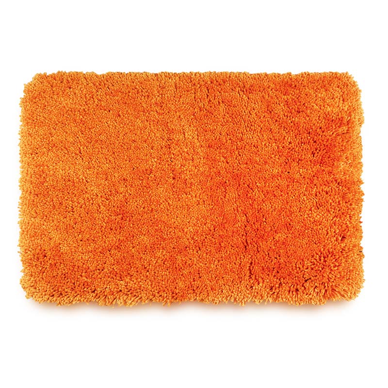 Коврик для ванной 60x90см Spirella Highland, оранжевый поднос glasar прямоугольный оранжевый 40х26х4 см