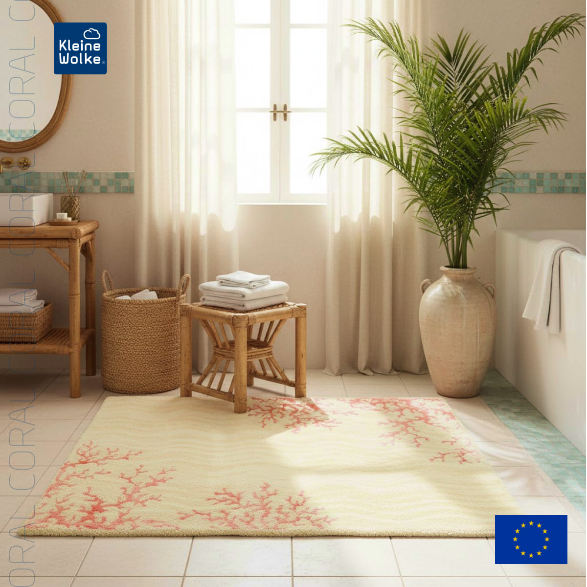 Коврик для ванной Kleine Wolke Coral 60x60см 6750₽