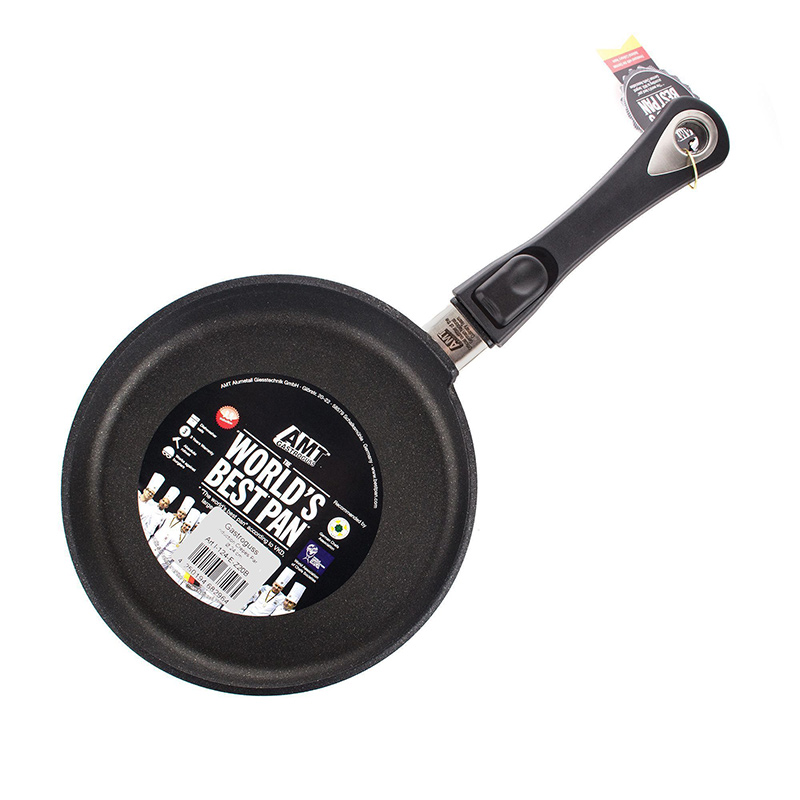 Сковорода блинная AMT Frying Pans Titan 24см AMT AMT I-124, цвет черный - фото 3