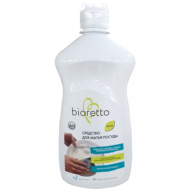 Средство для мытья посуды Bioretto Bio экологическое средство molecola итальянский киви для мытья посуды 500 мл