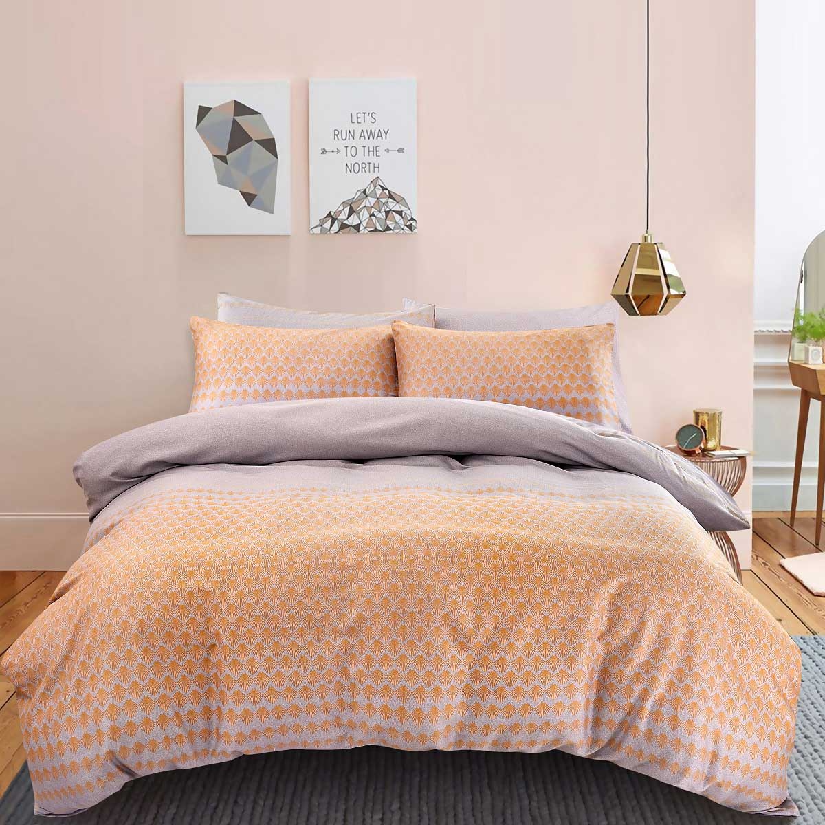 Комплект постельного белья 1,5-спальный Pappel gradient Pappel SYGYN067AM/150200S, цвет серый