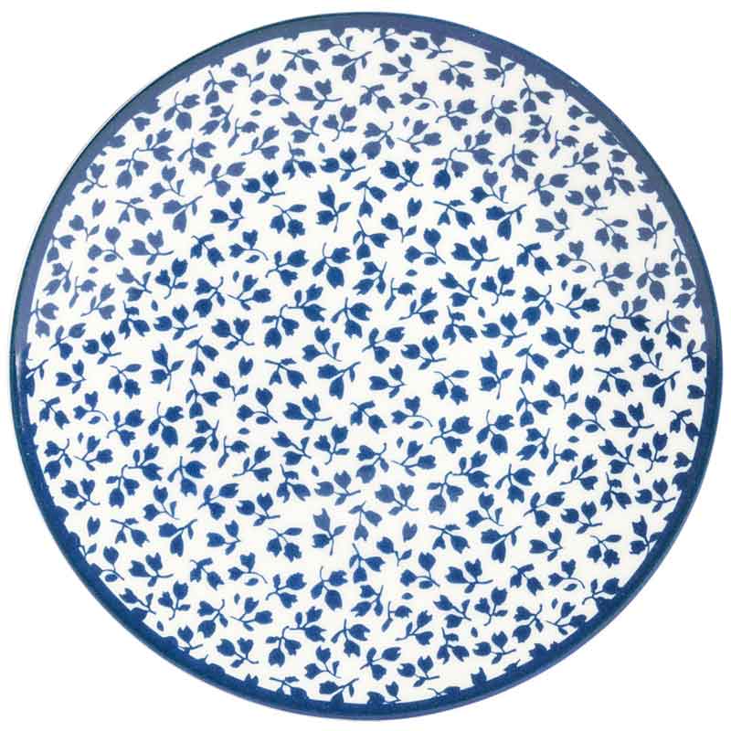 

Тарелка пирожковая Laura Ashley Blueprint 12см Floris, Белый;синий