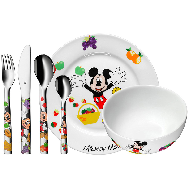 Детский набор WMF Mickey Mouse, 6 предметов WMF 3201002443, цвет разноцветный