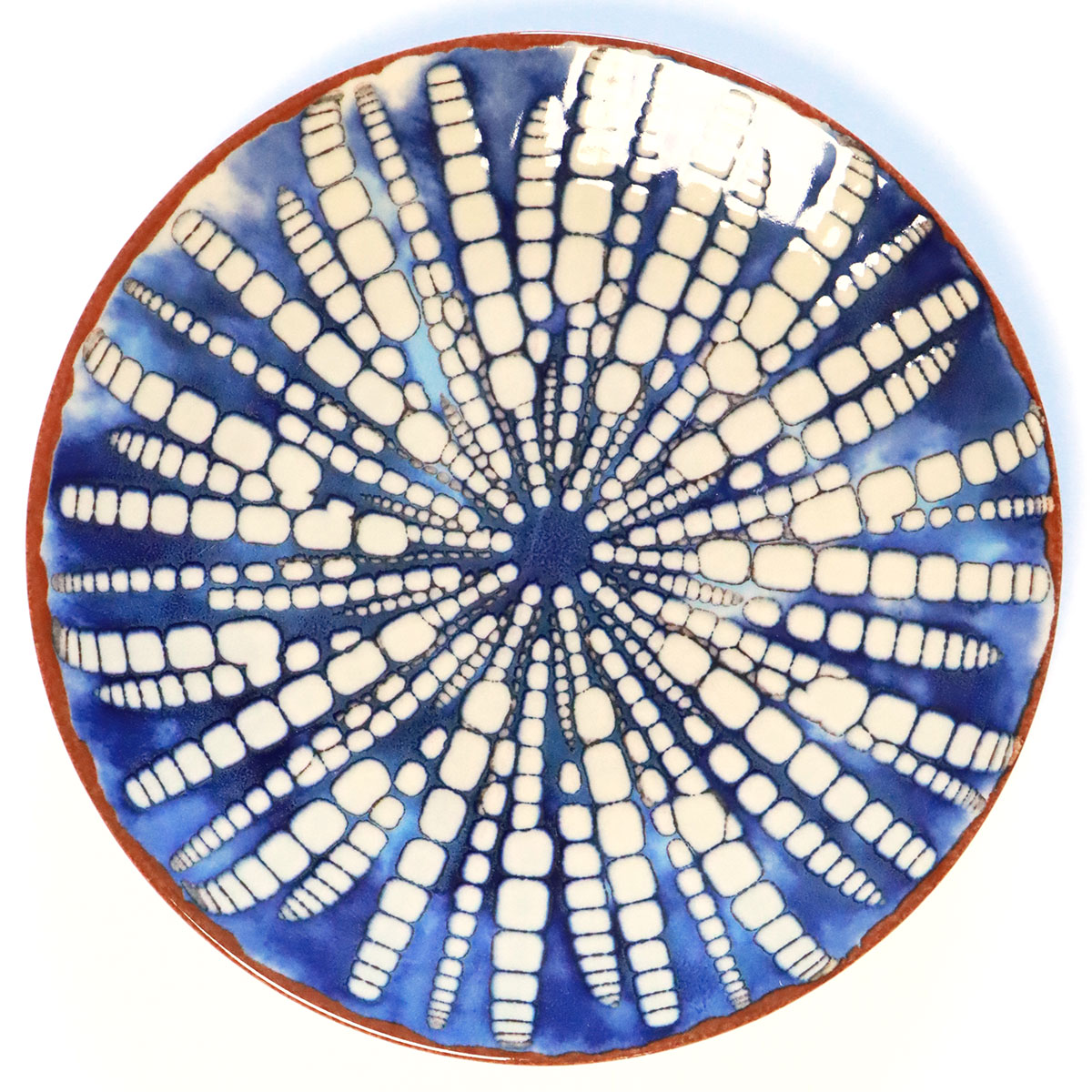 Тарелка закусочная Kenai Ceramics Bambu Rice Kenai Ceramics BR2104, цвет синий