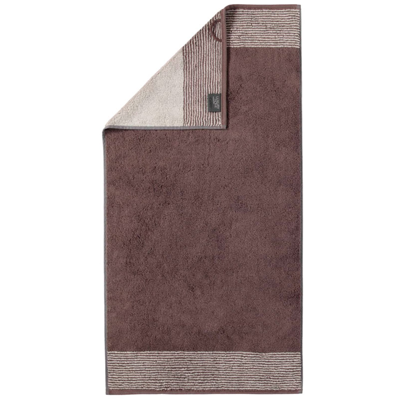 Полотенце махровое Cawo Two-Tone 50x100см, цвет коричневый полотенце прованс коричневый р 70х140