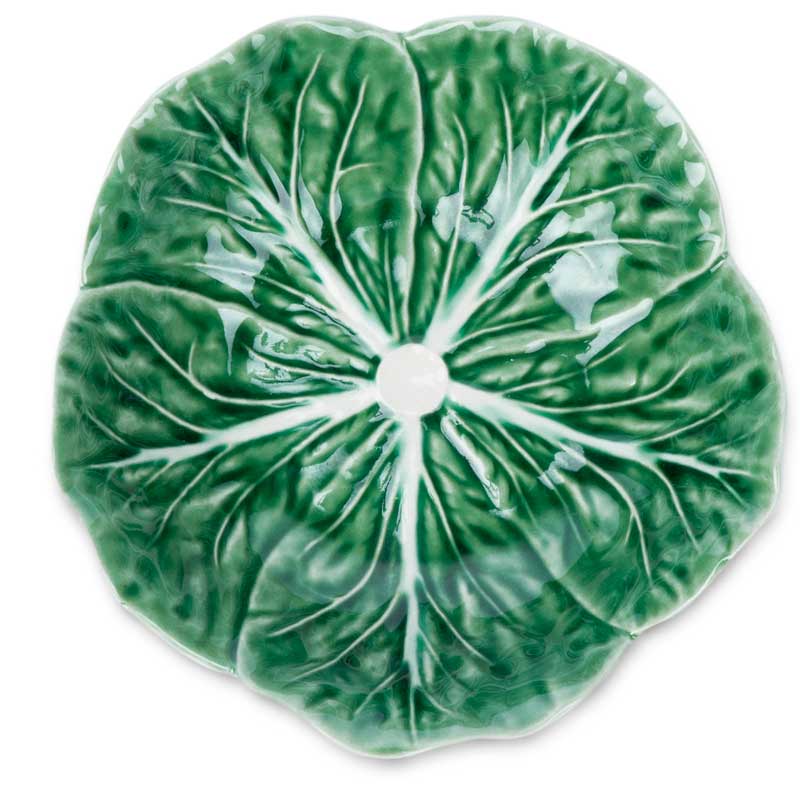 Салатник Bordallo Pinheiro Cabbage Natural 15x15x5,5 см Bordallo Pinheiro 65000696, цвет зеленый - фото 1