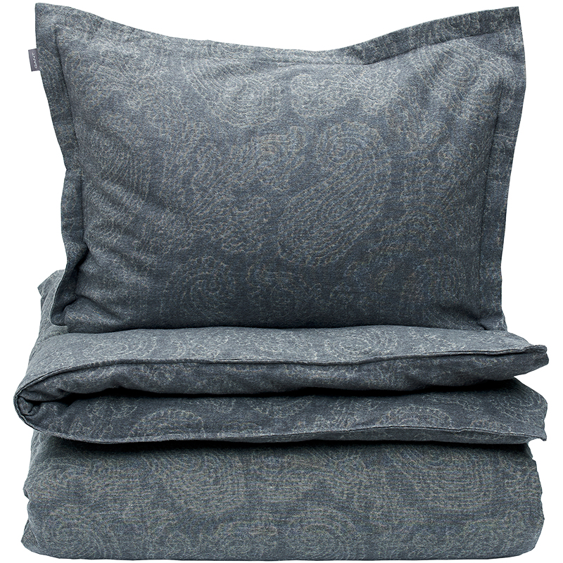 

Пододеяльник евро Gant Home Flannel Paisley 200x220см, цвет антрацит