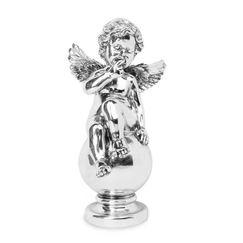 статуэтка ангел на шаре перламутр 11х5х5см Статуэтка Lene Bjerre Serafina Ангел 21см