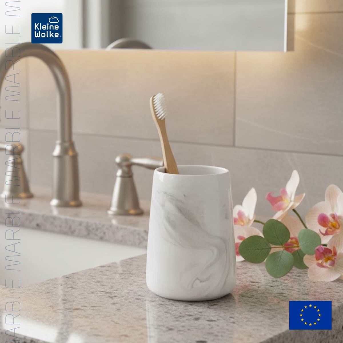 Стакан для зубных щеток Kleine Wolke Marble 1530₽