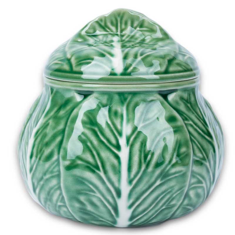 Саxарница Bordallo Pinheiro Cabbage 600мл Bordallo Pinheiro 65006955, цвет зеленый - фото 1
