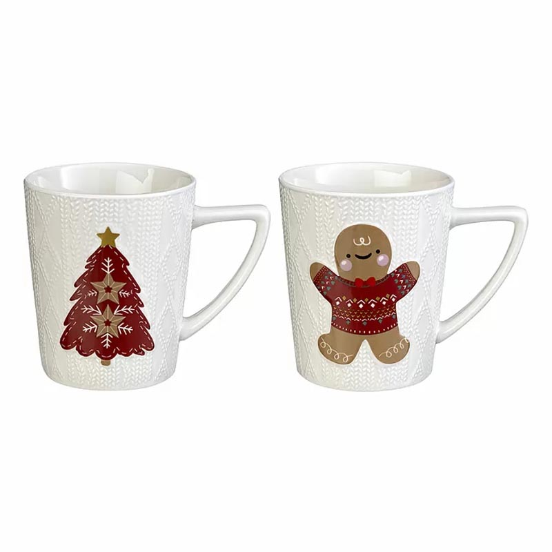 

Набор кружек Tkano New Year Essential Joyful Christmas 2шт, Разноцветный