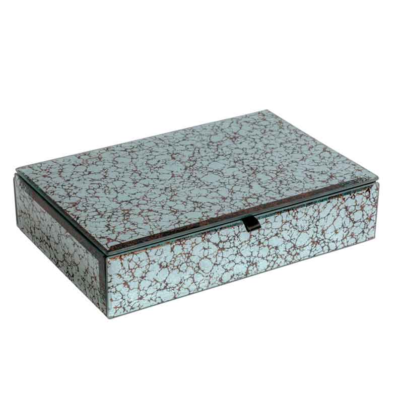 

Шкатулка Винтаж Гарда Декор 23x16x6см, Серебряный