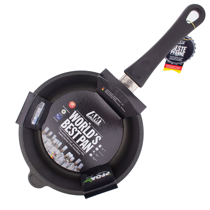 Сковорода глубокая AMT Frying Pans Fix AMT AMT I-720FIX, цвет черный - фото 4