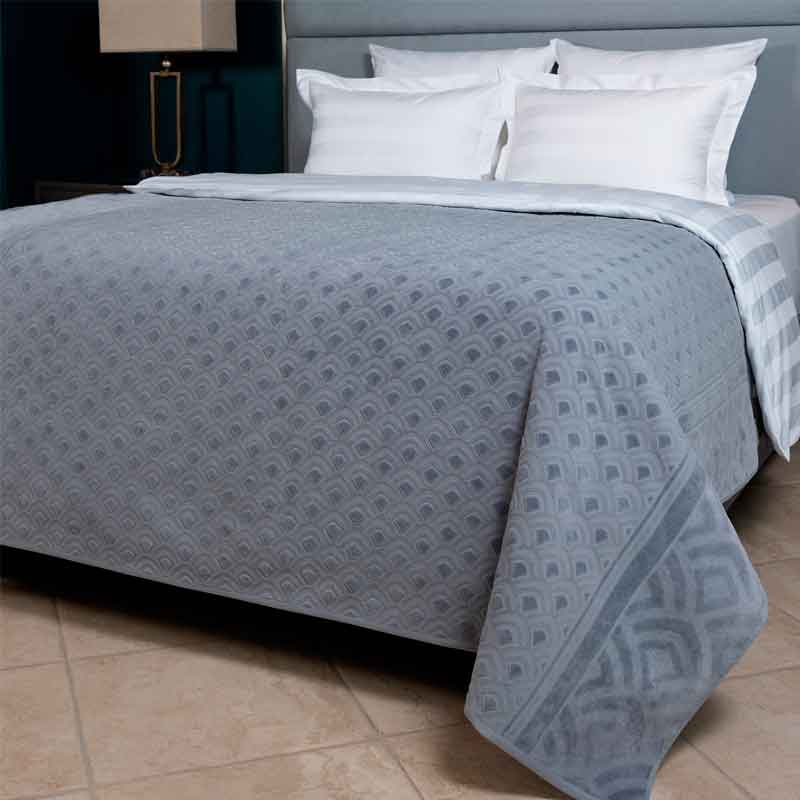 Покрывало махровое с эффектом велюра Cleanelly Basic Drago DArgento 10199₽