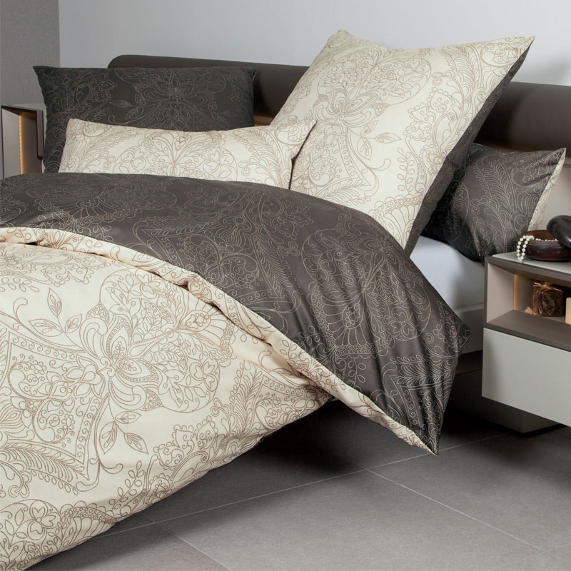 Комплект постельного белья 1,5-спальный Janine Messina, коричневый с золотым