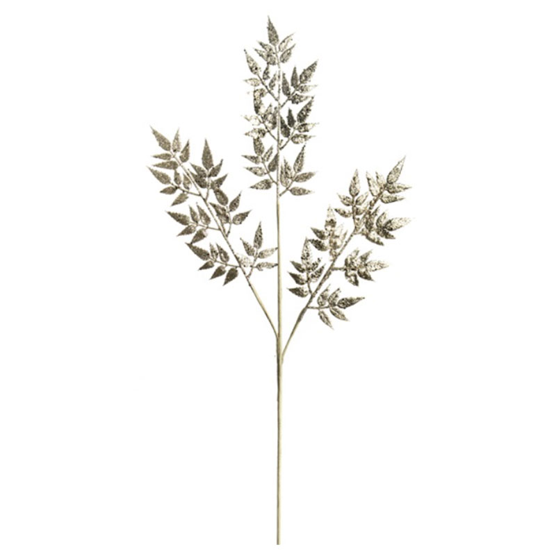 

Стебель с листь ями Hogewoning Stems And Branches 78см, Серебристый