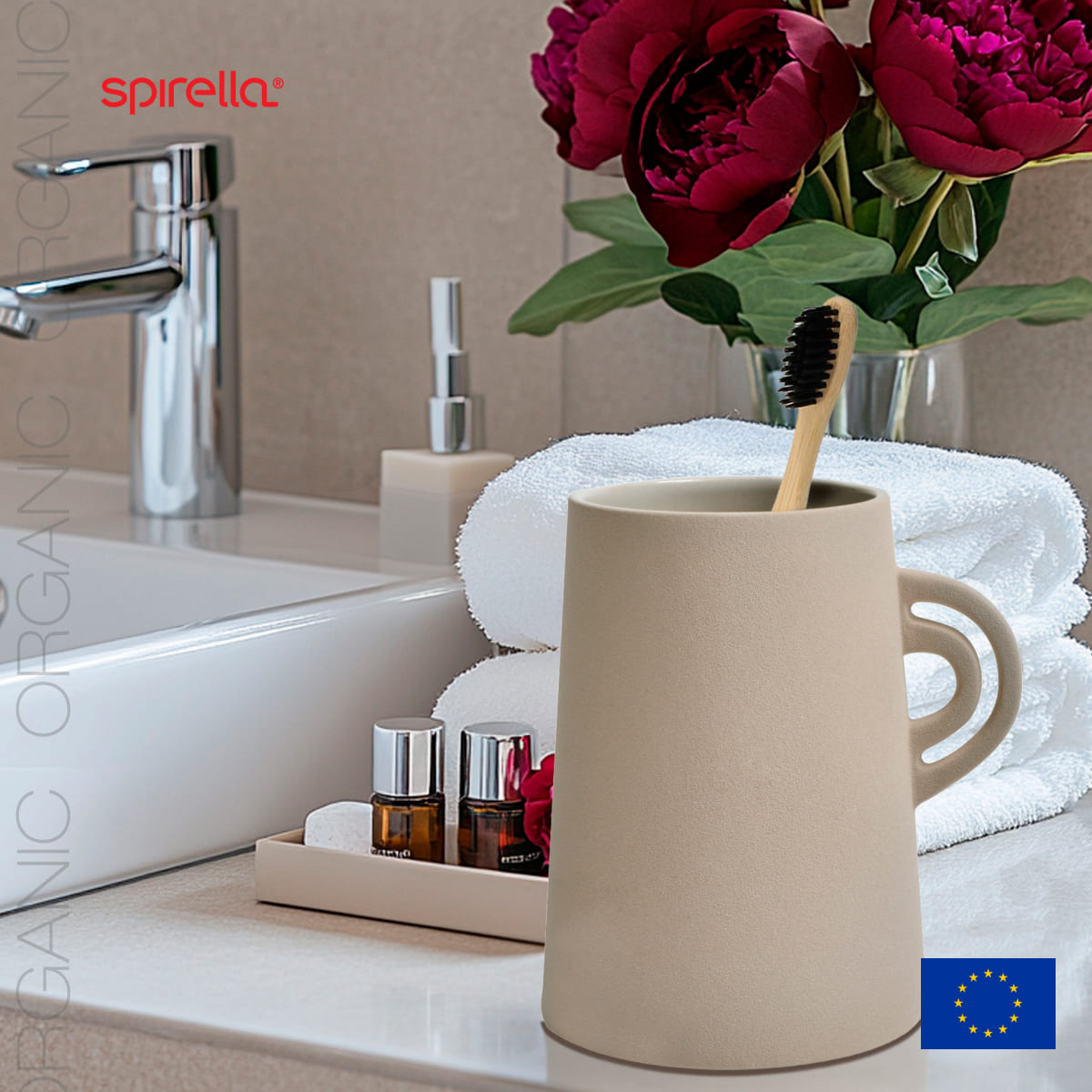 

Стакан Spirella Organic, бежевый