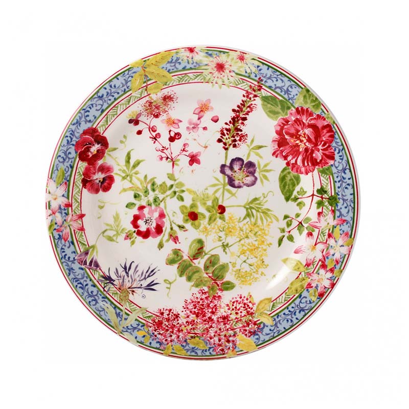 

Тарелка десертная Gien Millefleurs 22см, Многоцветие