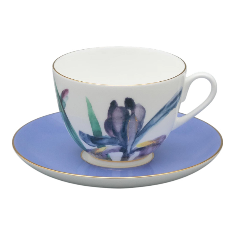 

Чайная пара Императорский фарфоровый завод L'Art Des Fleurs Аметистовое пламя