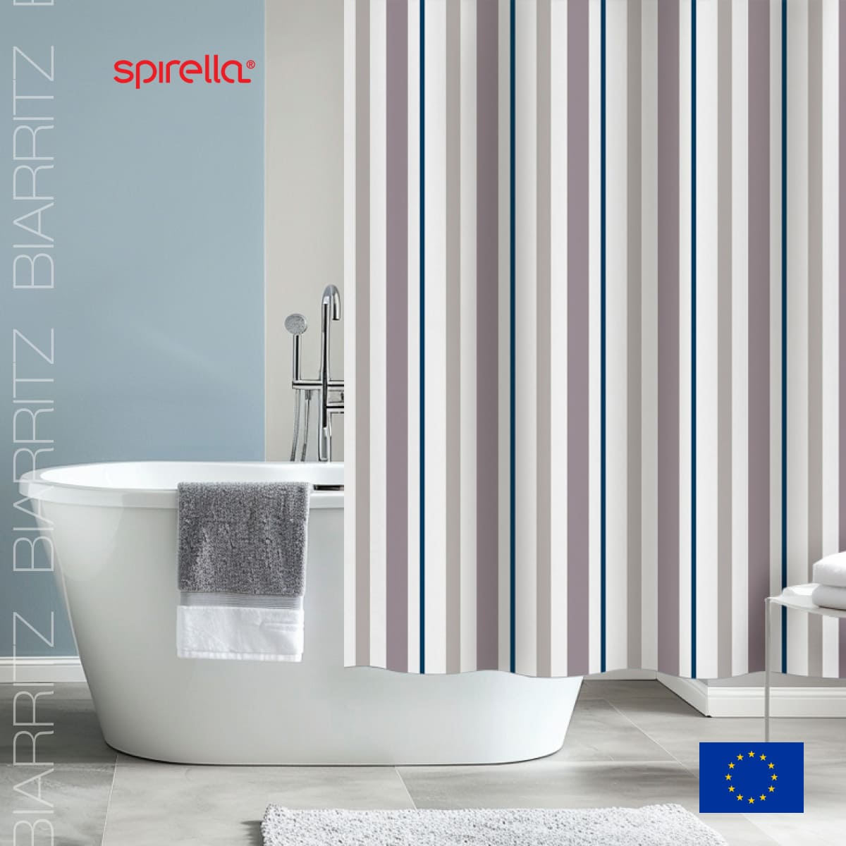 

Штора для ванной комнаты Spirella Biarritz