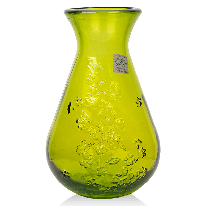 Ваза San Miguel Citron Breeze 20см, цвет зеленый San Miguel VSM-5864-DB750 - фото 1