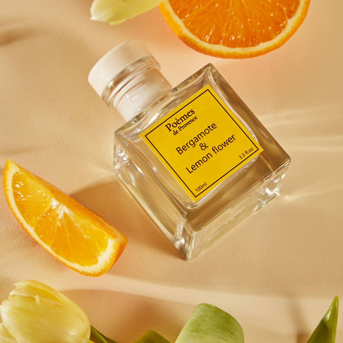 Аромадиффузор Poemes de Provence Прованс. Бергамот и цветок лимона 100мл витамин с со вкусом лимона 10 пакетиков тм arnebia