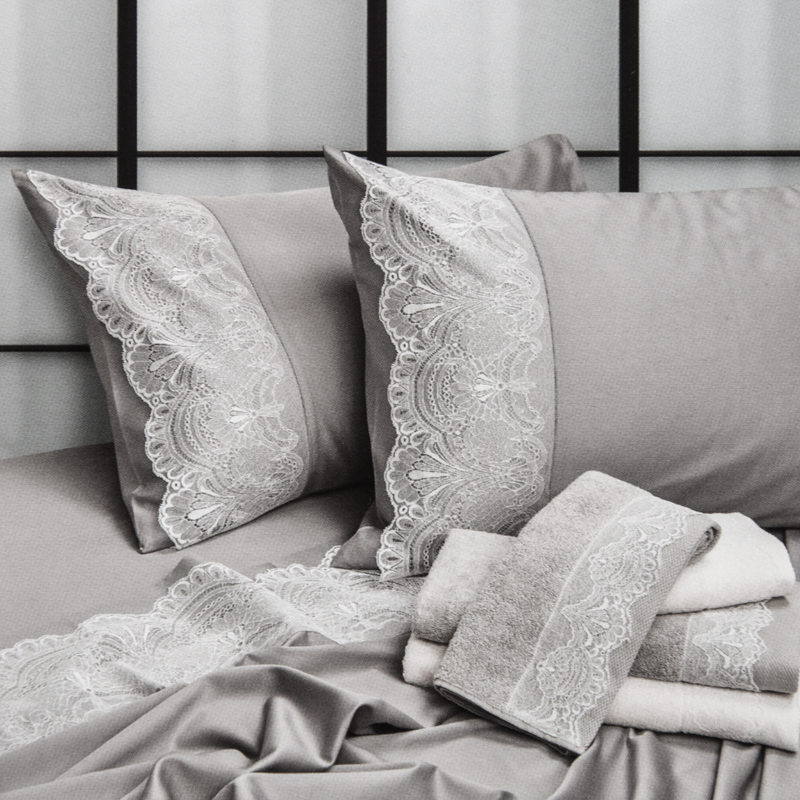 Комплект постельного белья 2-спальный Emanuela Galizzi YURI 1830, серый