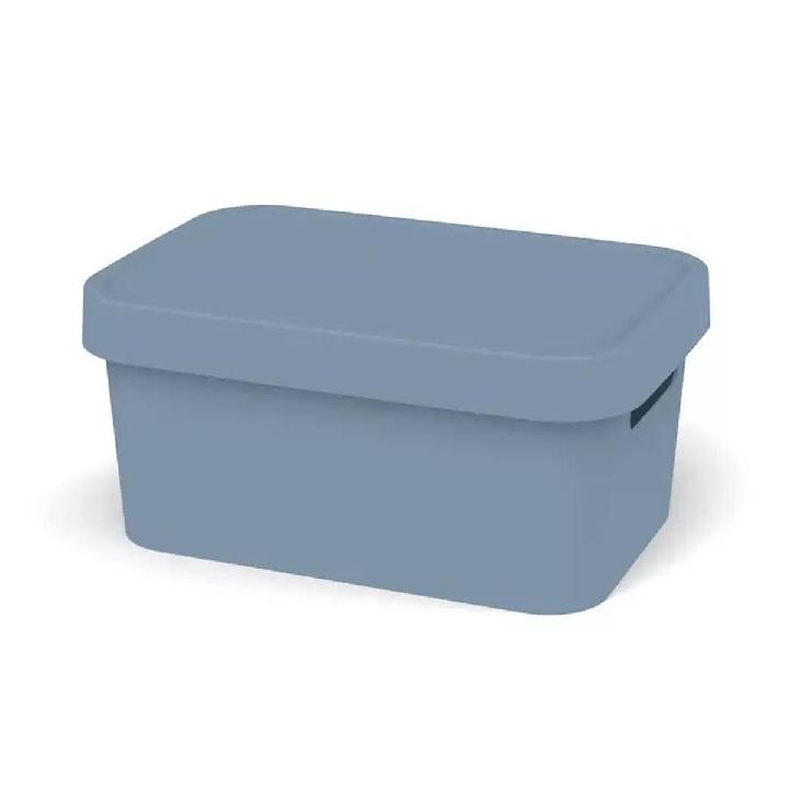 Ящик для хранения Ambient Folk 4,5л, серо-голубой