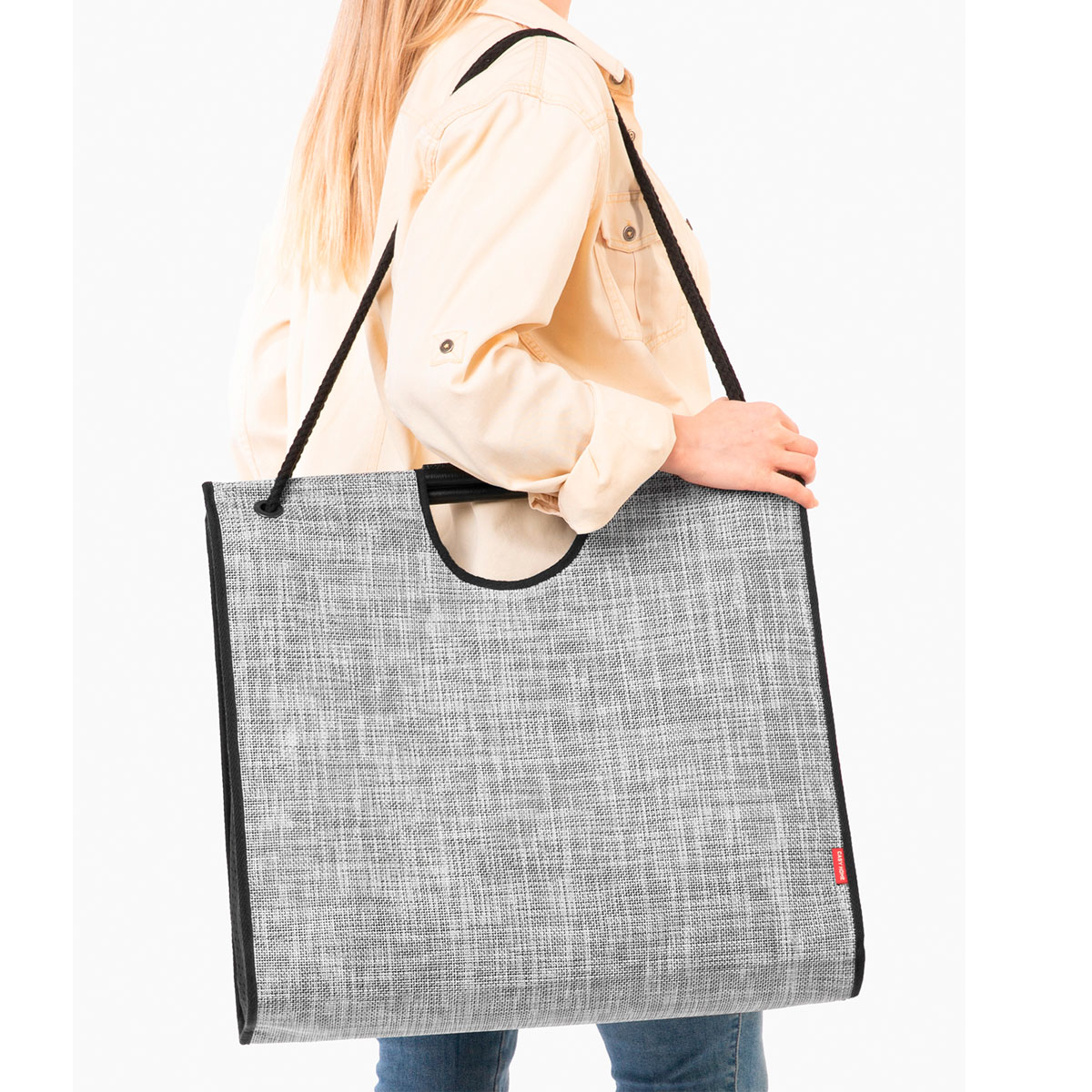 Сумка шоппер Casy Home 50x16x45см сумка шоппер с нашивкой nazamok серый 40×38×7 см