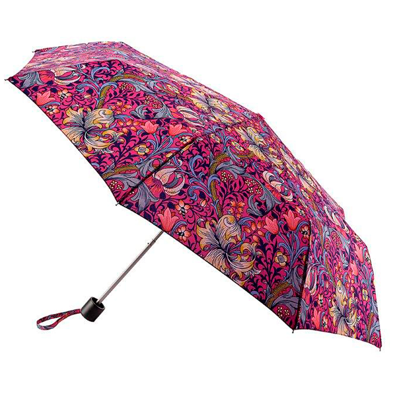 

Зонт женский механика Fulton Golden Lily Pink