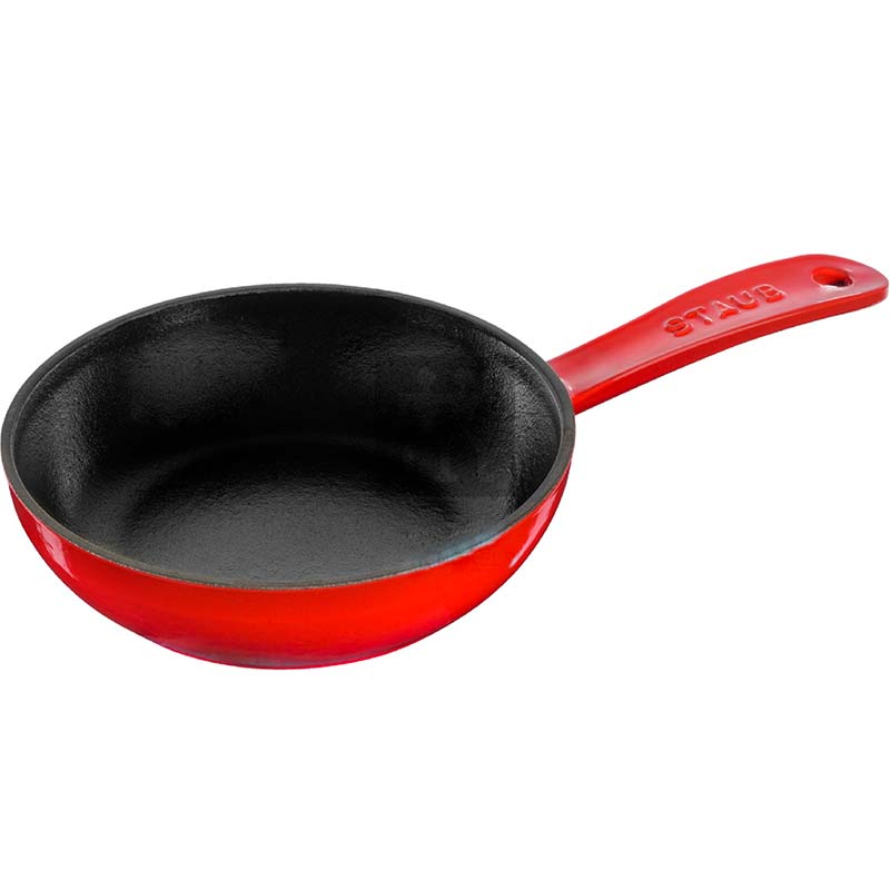 Сковорода чугунная 16см Staub La Cocotte Staub 1221606, цвет красный - фото 2