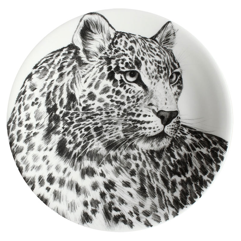 Тарелка десертная Taitu Wild Spirit. Leopard wild creations вдохновляющие идеи и проекты по созданию дикого интерьера