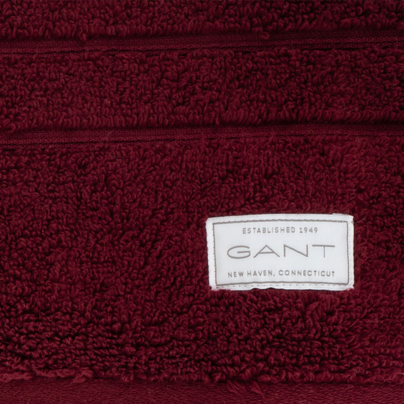 Полотенце махровое Gant Home Organic Premium 70x140см, цвет бордо Gant Home 852007205/604/070140 852007205/604/070140 - фото 2