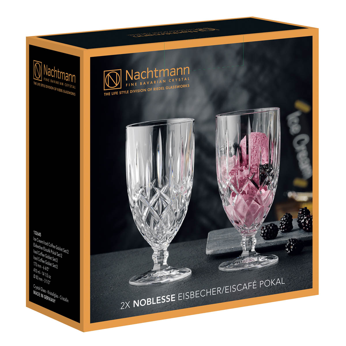 Набор бокалов для холодного кофе Nachtmann Noblesse Nachtmann 102645, цвет прозрачный - фото 4
