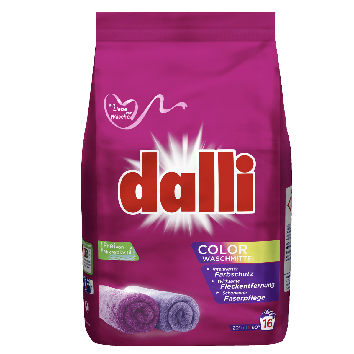Порошок стиральный для цветоного белья Dalli Color жидкий стиральный порошок kalyon для белого белья 1 5 л