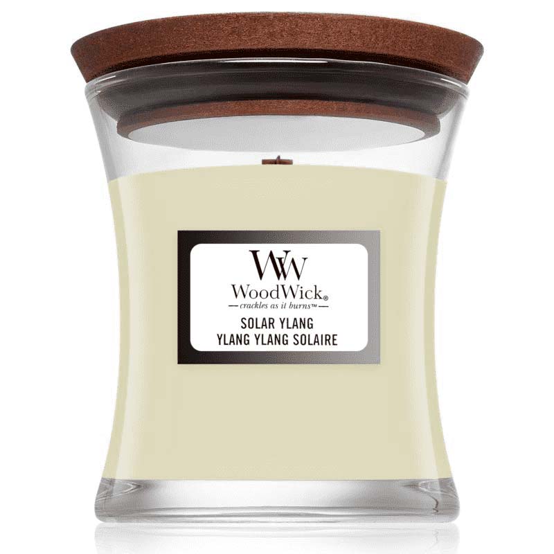 

Аромасвеча Woodwick Солнечный Иланг-иланг 85г, Белый