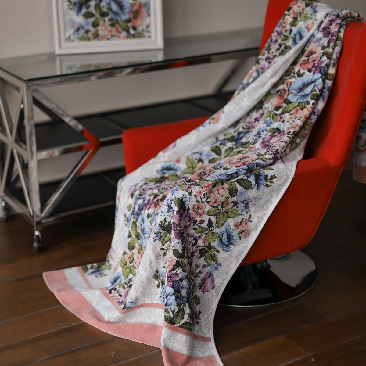 Полотенце Feiler Anastasiya 75x150см цвет розовый 21500₽