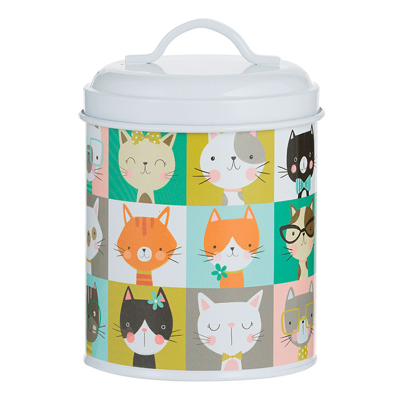 

Емкость для хранения корма для кошек Mason Cash Pawtrait, Многоцветие