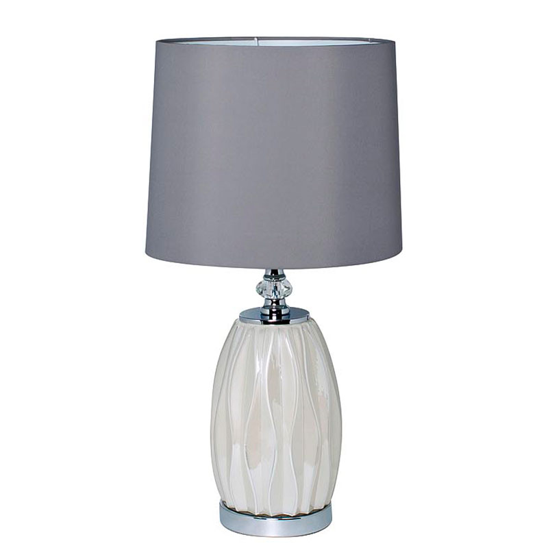 Настольная лампа Гарда Декор, цвет светло-серый