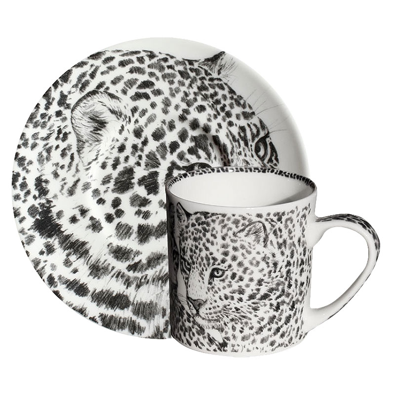 Пара кофейная Taitu Wild Spirit. Leopard wild creations вдохновляющие идеи и проекты по созданию дикого интерьера