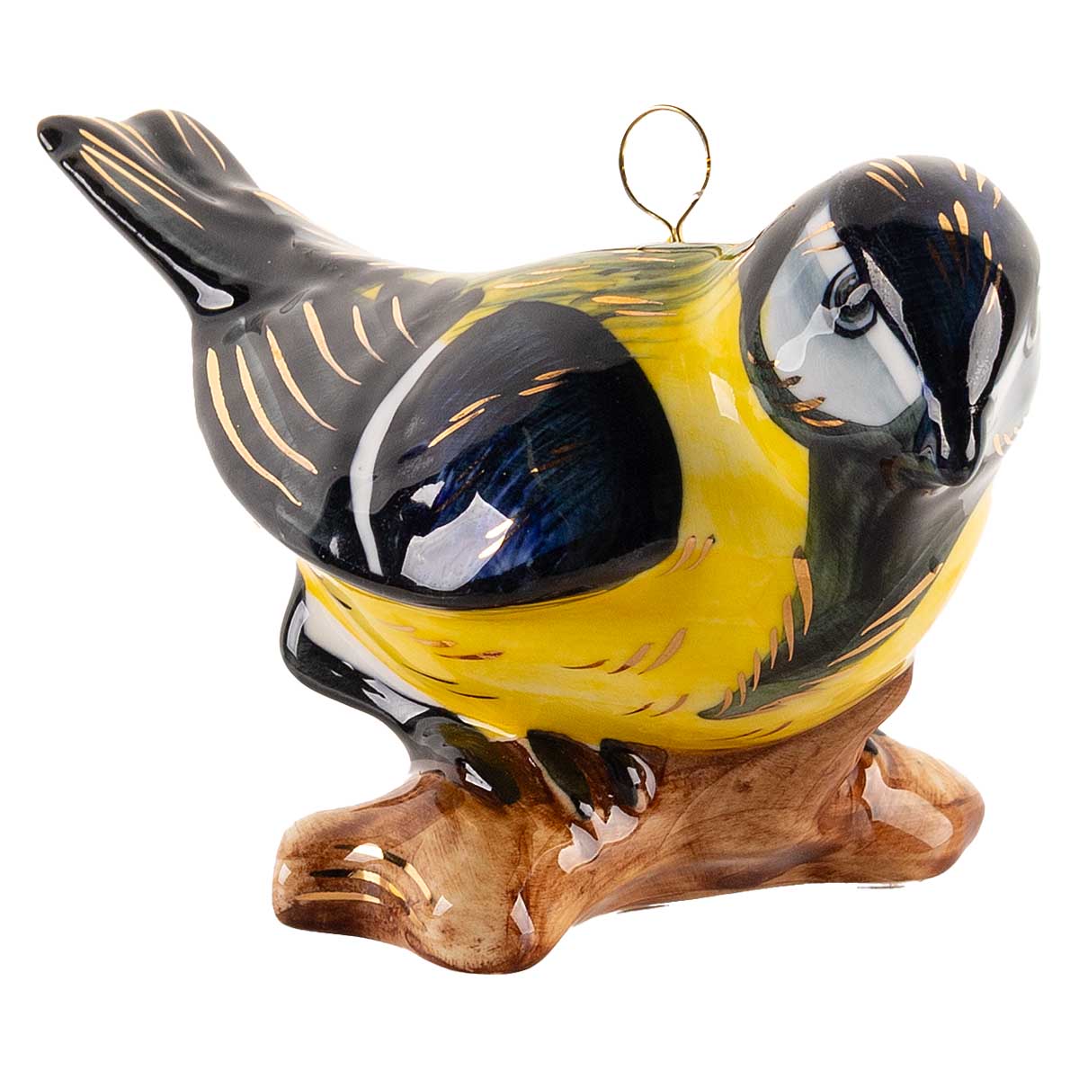 

Елочная игрушка Лефортовский фарфор Птицы Синичка