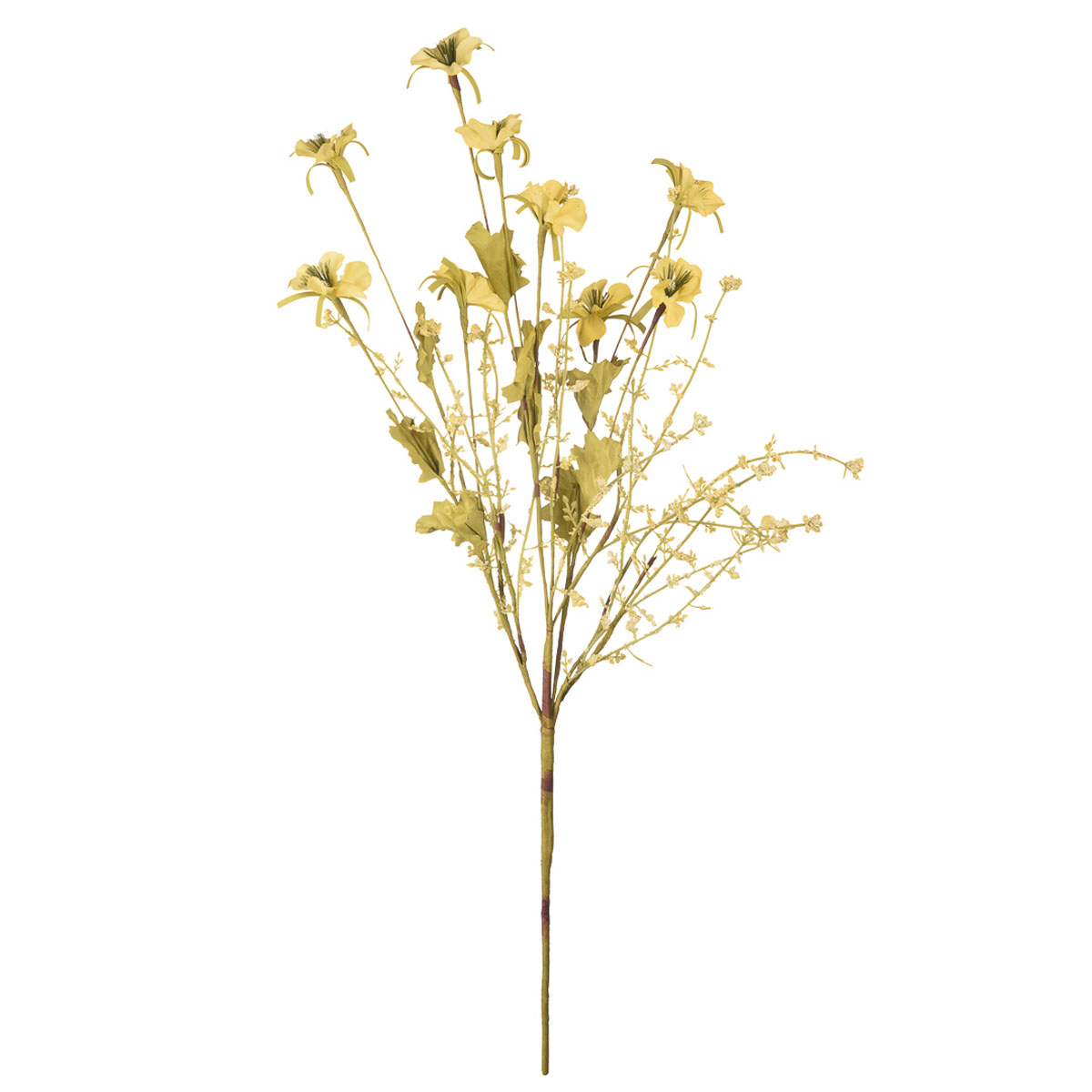 Цветы искусственные Вещицы Зверобой полевой искусственный цветок вещицы пушистик полевой 65см желтый