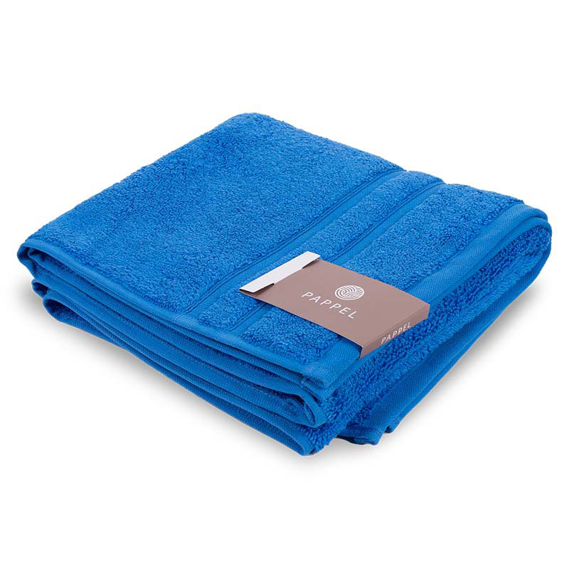Полотенце махровое Pappel Cirrus/S 50x100см, цвет темно-синий полотенце вермонт темно синий р 70х140