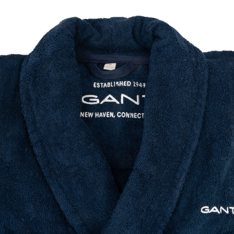 Халат махровый Gant Home размер L, темно-синий Gant Home 856005403/459/L 856005403/459/L - фото 2