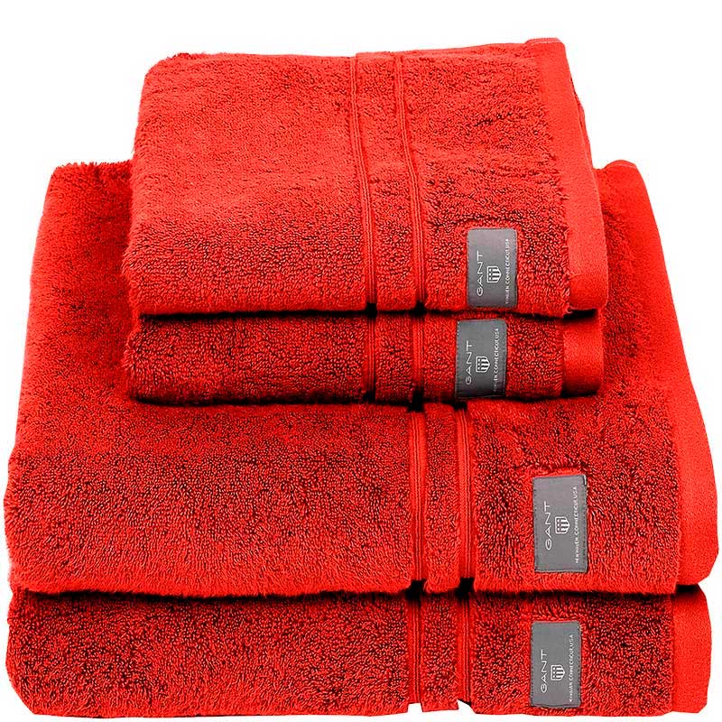 

Полотенце махровое Gant Home Premium Terry 30x50см, цвет темно-оранжевый