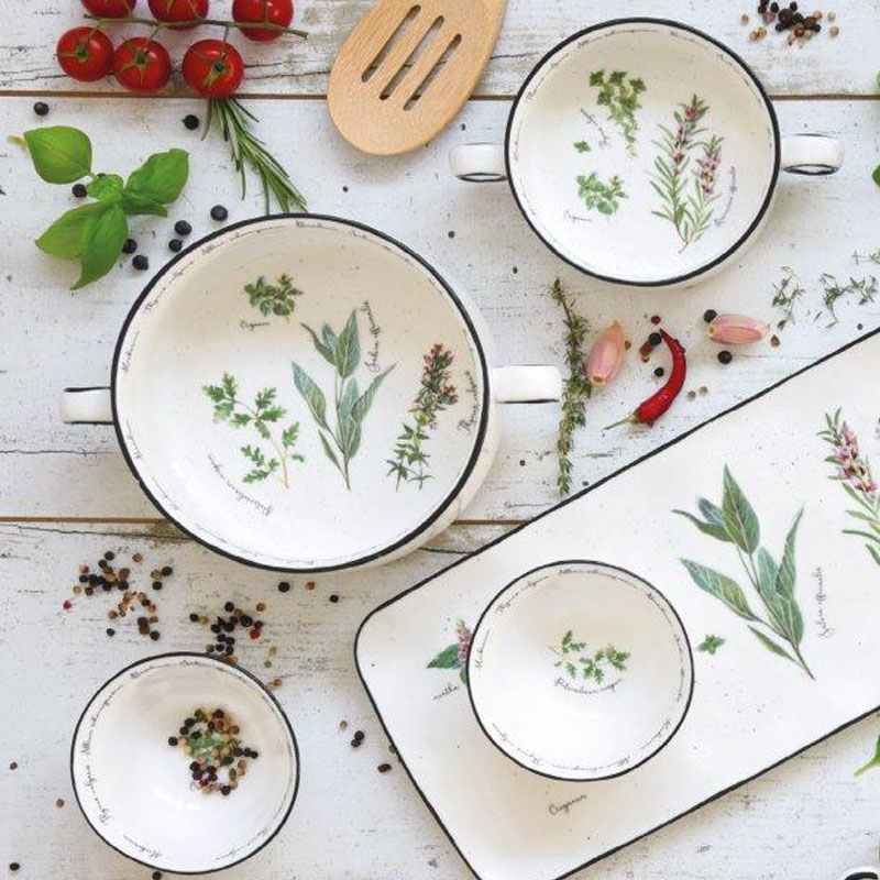Набор салатников порционных Easy Life Herbarium 657904 Зеленый, фото 3