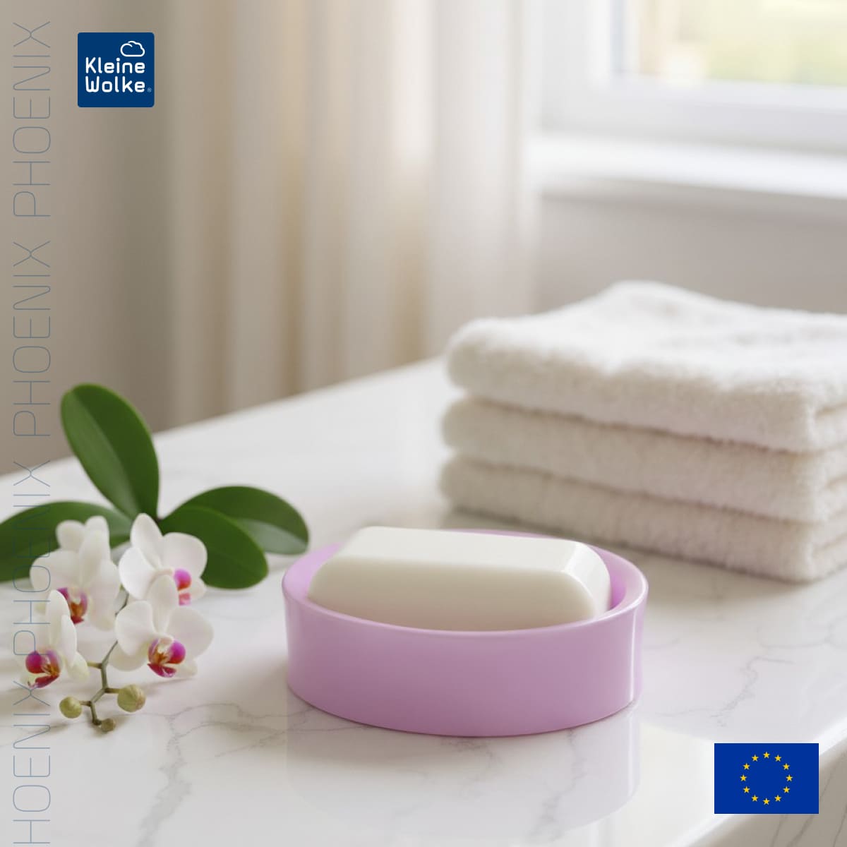 

Мыльница Kleine Wolke Phoenix, цвет розовый