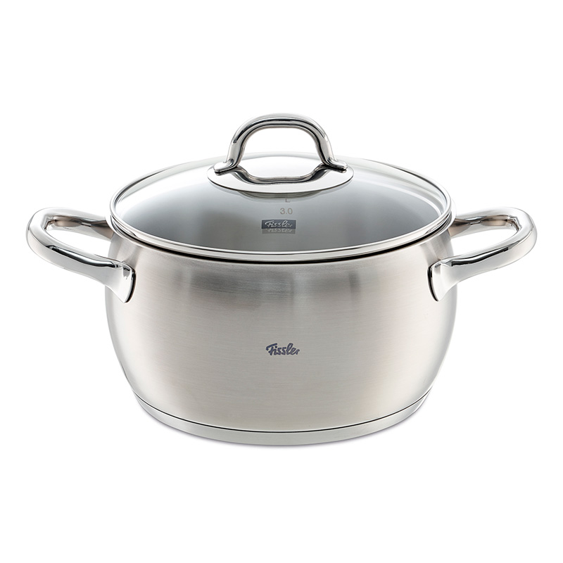 

Кастрюля с крышкой Fissler Valea 6л, Стальной