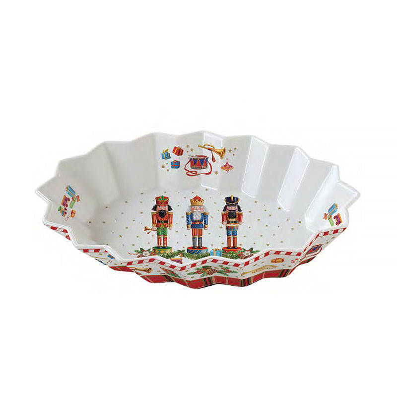 

Блюдо овальное Easy Life Vintage Nutcrackers, Белый